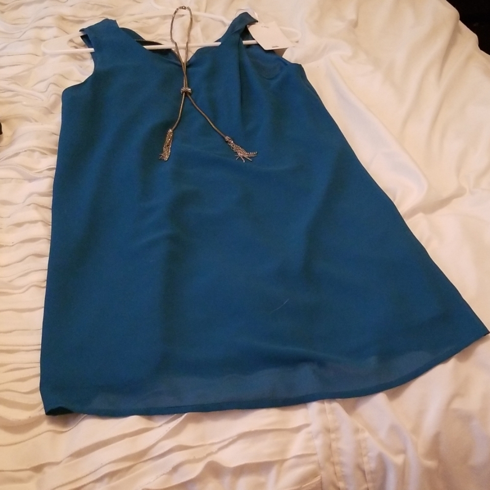 Blue/teal dress
